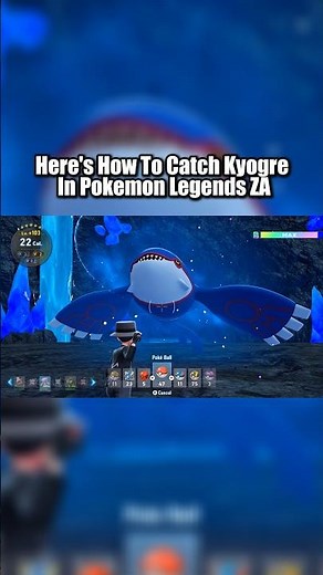 How to CATCH KYOGRE in Pokemon Legends ZA Mega Dimension DLC #fyp