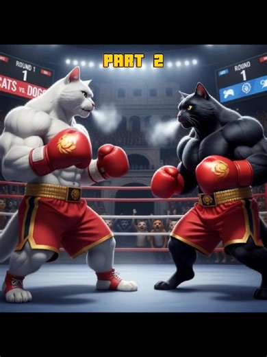 Brave Cat vs Dogs: Funny Animation Compilation