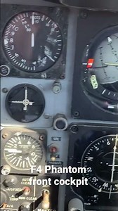 RAF F4 Phantom front cockpit.