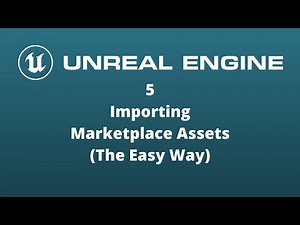 Unreal Engine 5 Importing Marketplace Assets Quick Tip