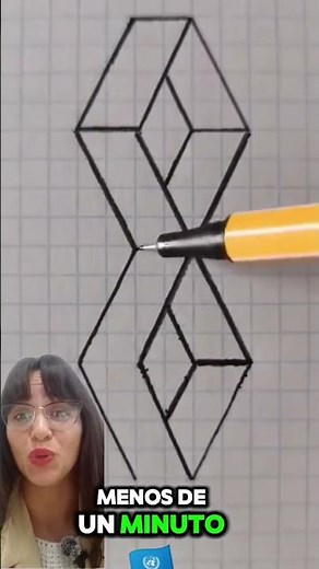 Easy 3D Grid Drawing 😍🤩