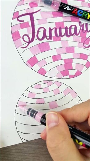 Easy painting for Beginners Acrylic Paint Marker Tutorial#acrylicpaintmarkers #january #gotideal