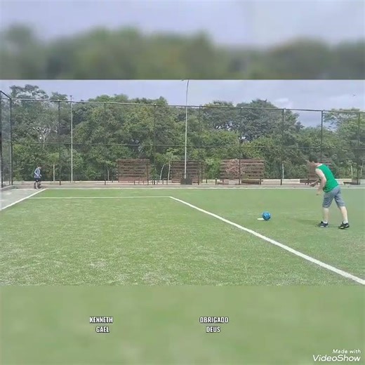 KENNETH GAEL JOGANDO FUTEBOL - OBRIGADO DEUS #SHORTS