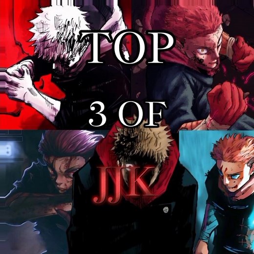 TOP 3 OF JJK💥#crazilyfunny#jjk#yuji#gojo##sukuna
