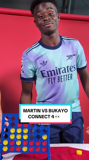 Martin vs Bukayo: Epic Connect 4 Showdown at the Arsenal Club