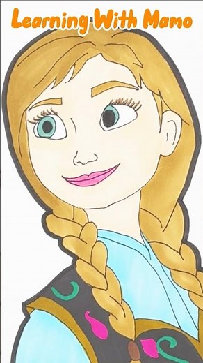 Frozen Coloring ❄️ Draw & Color Elsa, Anna & Olaf 🖍️ Easy Coloring for Kids