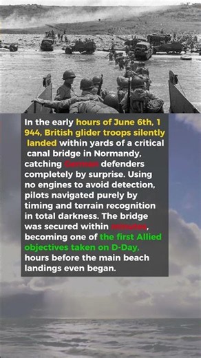 The Gliders That Landed Feet From Their Target in the Dark #militaryeverything #history #utubeshorts