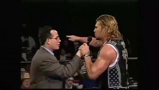 Brian Pillman (who used to be known in the company as California Brian), who had recently left World Championship Wrestling, returned to ECW in unusual circumstances. During an interview conducted in the ring by Joey Styles, Pillman insulted Eric Bischoff, calling him a commentator, a "gofer", and a "piece of shit". He then turned his attention to the ECW audience, derisively calling them "smart marks". After Styles attempted to end the interview, Pillman threatened to "yank out [his] Johnson" a