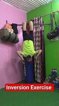 Inversion Exercise (hanging upside Down)is very beneficial for overall body health (Ramban