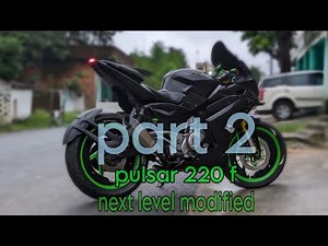 Pulsar 220 Modified part 2 Like A Superbike 🔥 pulsar bike modification video #pulsar220 #modified