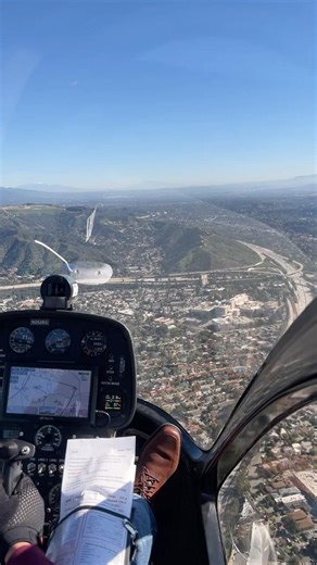 Kallithea gyro flying over Eagle Rock, Southern California... Perfect flying weather.