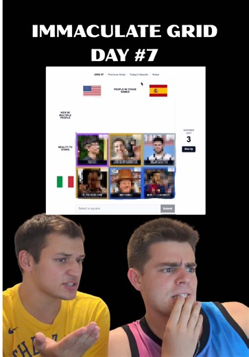 Immaculate Grid Day 7: How to Play Until Rarity Score Drops Below 10