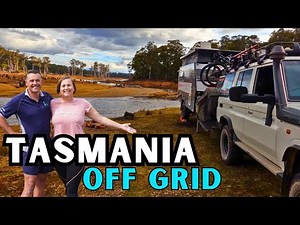 WILD & FREE: Off-Grid Camping in Tasmania's Great Lakes 🏞️⛺️|Caravanning Australia #travelaustralia