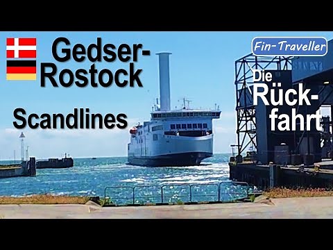 Scandlines Gedser-Rostock Baltic Sea ferry part 2, the return journey.
