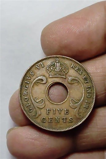 East Africa 5 Cents Coin | Rare African Coin |#youtubeshorts #worldcoins # shorts