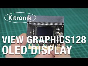 Kitronik :VIEW Graphics128 OLED display 128x64 for BBC micro:bit