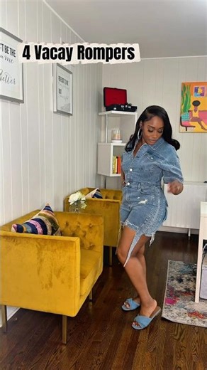 4 rompers. 4 different vibes. Vacay outfit ideas