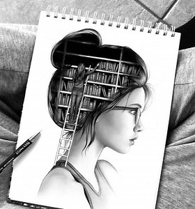 The stories we love best live in us forever.. 📚 | Kristina Webb Art