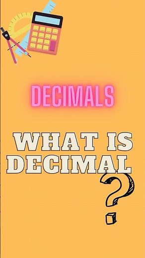 Definition of Decimal with examples.#mathtrick #decimals