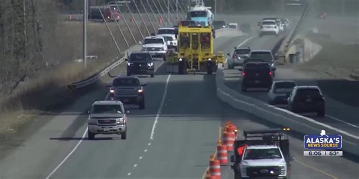 Knik River bridge construction begins, setting up months-long project