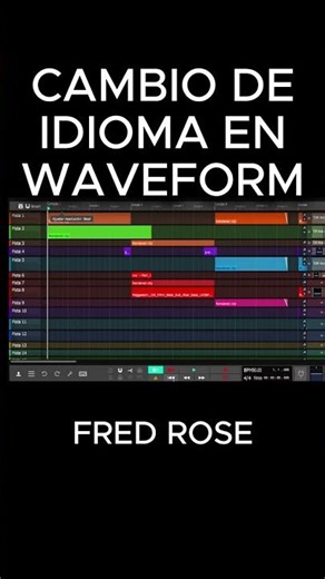 Cambio de idioma Waveform facilísimo #tips #daw