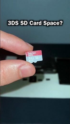 3DS SD Card Space? #nintendo3ds #shorts