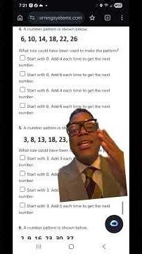 Finding Numerical Patterns