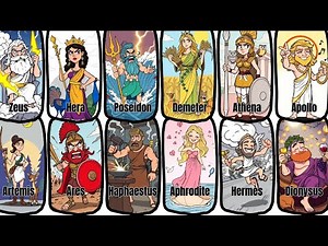 12 Greek Gods Olympus EXPLAINED!