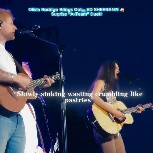 Olivia Rodrigo x Ed Sheeran Surprise Duet! 😱 The A Team' Live 2025 #live #oliviarodrigo #edsheeran