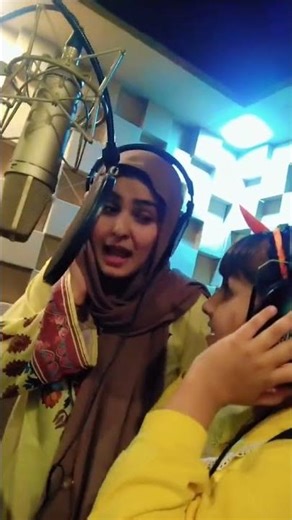 Nani Amma Recording session Dua shawani and kinza shawani #foryou #trending #naniamma #viral