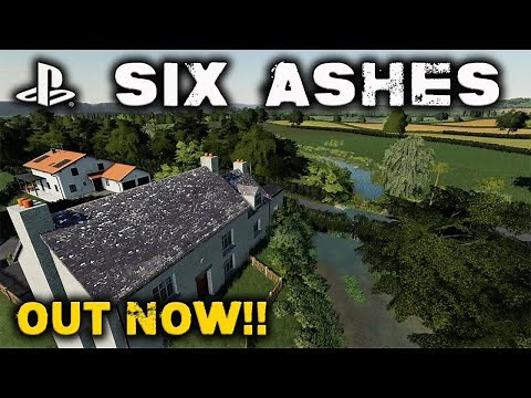 "SIX ASHES" OUT NOW!! NEW MOD MAP Farming Simulator 19 PS4 MAP TOUR (Review) FS19.