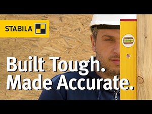 STABILA Spirit Level Series 80 AS: Tough. Exact. Made in Germany.