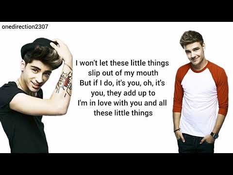 One Direction - Little Things (Lyrics + Pictures)