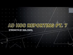 IPPS-A Release 3 Functionality Demo: Ad Hoc Reporting Part 7 - Strength by DML/DMSL