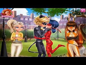 Miraculous Ladybug and Cat Noir Kissing Game Fun Kissing Games For Kids