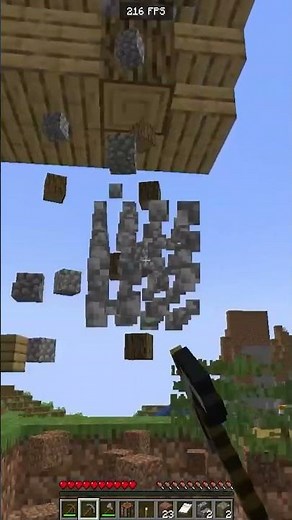 Pickaxe that mines in 3x3 #minecraft