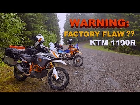 KTM ADVENTURE 1190 R "MUST WATCH" Disaster on the trail.