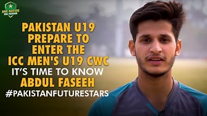 58K views · 5K reactions | As Pakistan U19 prepare to enter the ICC Men's U19 CWC its time to know Abdul Faseeh. #PakistanFutureStars | Pakistan Cricket Team | Facebook