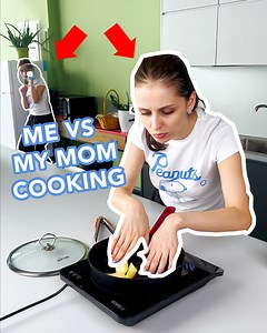 Me vs my mom cooking🤣 | Creative Bee