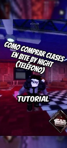 Tutorial on how to buy classes on your phone (Bite By Night) #roblox #bitebynight #fnaf #tutorial
