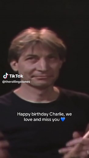 Happy birthday, Charlie Watts. You’re forever in our hearts 💙 #TheRollingStones