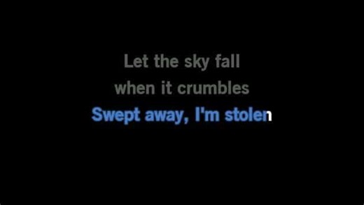 Karaoke Skyfall - Our Last Night - CDG, MP4, KFN - Karaoke Version