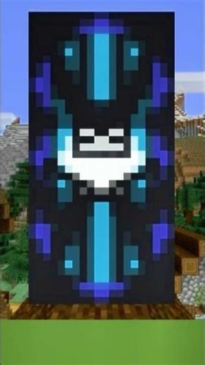 Cool banner desings in minecraft✨❄️. #minecraft #shorts