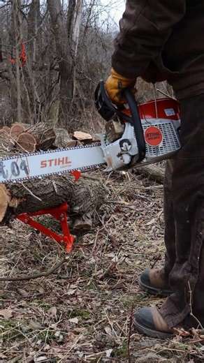 Using the Vevor Timberjack log lifter #firewood #chainsaw #stihlchainsaw
