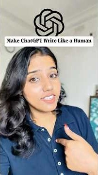 Make ChatGPT STOP Sounding Like AI 🤯 | Copy This Prompt