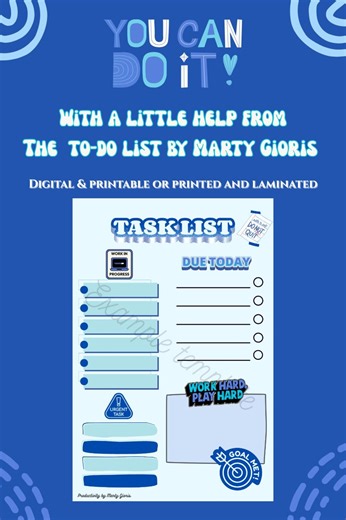ADHD Friendly Task List: Printable To-do Planner (digital Download) - Etsy