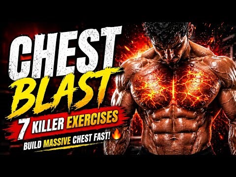 Chest Explosion Workout 🔥 | Build Massive Chest FAST (7 Killer Exercises)