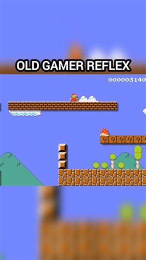 Old gamer reflex 🔥💨 #mario #nintendo #retrogaming