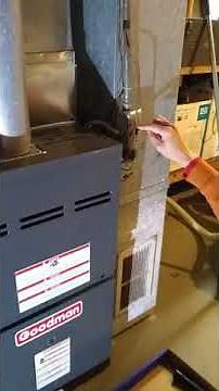 Goodman gas furnace won't start Part 1 -- Open the furnace