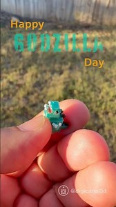 Tiny Godzilla Voxel Art 🦖 | Happy Godzilla Day!